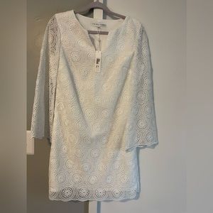 ☀️Trina Turk Lucy lace bell sleeve dress-RARE-NWT